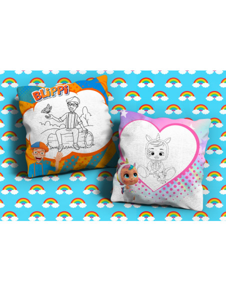 42 DISEÑOS DE ALMOHADONES PARA COLOREAR PACK 3