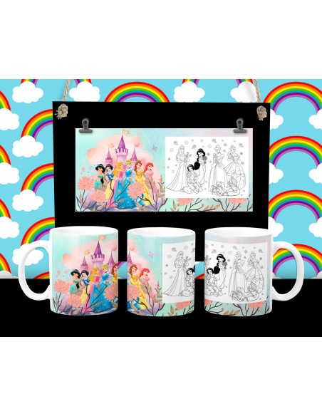 PLANTILLAS PARA TAZAS INFANTILES PINTAR COLOREAR