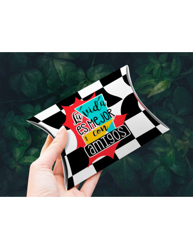 copy of Caja almohada día del amigo...