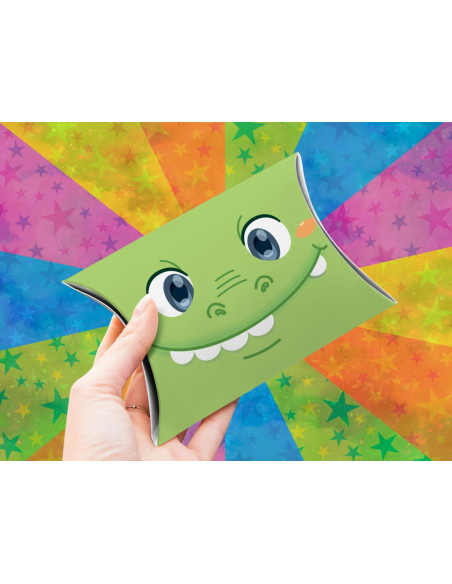 KIT IMPRMIBLE DE 12 MODELOS DE CAJITAS ALMOHADA DIA DEL NIÑO