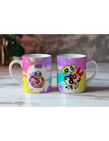 Taza día del amigo frases pack 3