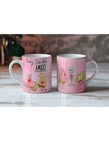 Taza día del amigo frases pack 3