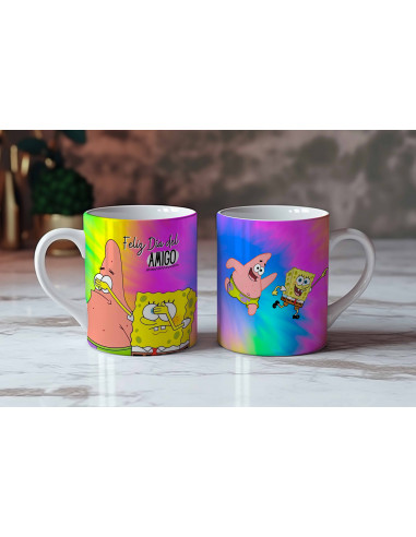 Taza día del amigo frases pack 3