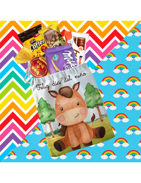 55 DISEÑOS PARA BOLSITAS INFANTILES-DÍA DEL NIÑO