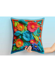Almohadones Floreado 3d 2