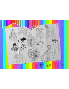 LAMINAS PARA COLOREAR PACK 5
