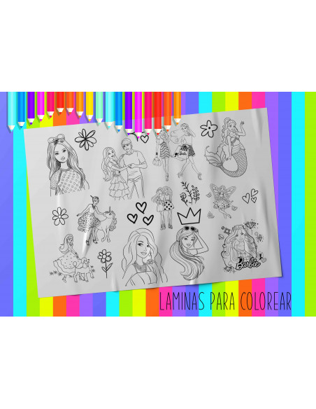 LAMINAS PARA COLOREAR PACK 5