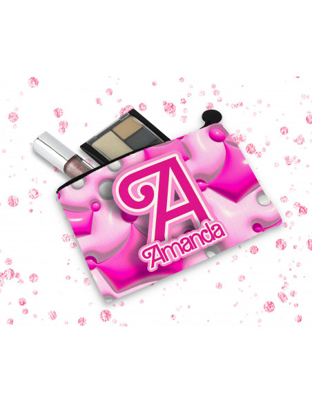 ESTUCHE Iniciales rosa fondos 3d