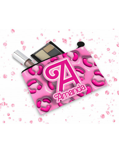 ESTUCHE Iniciales rosa fondos 3d