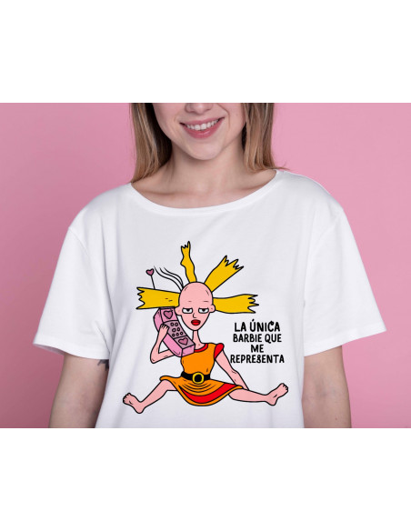 REMERA LA UNICA BARBIE QUE ME REPRESENTA