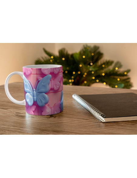 Taza 3D Mariposas