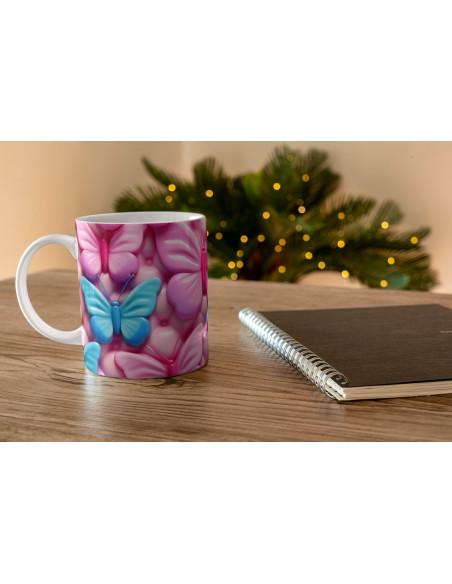 Taza 3D Mariposas