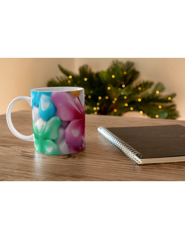 Taza 3D Mariposas