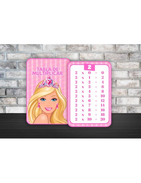 TABLA DE MULTIPLICAR Y ABECEDARIO PACK 10