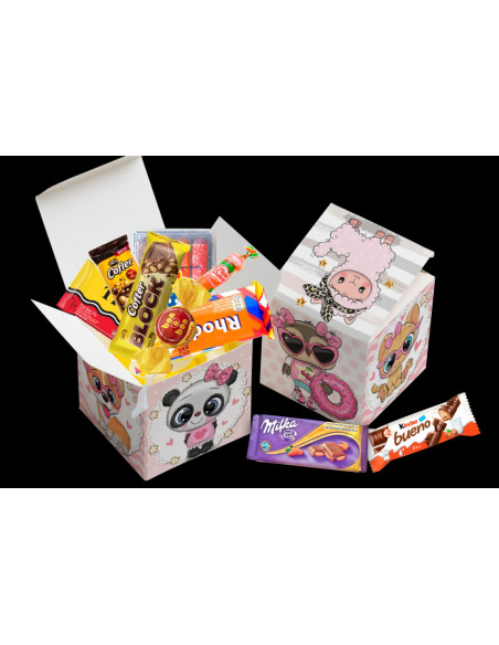 24 DISEÑOS PARA CAJA CUBO SUBLIMADA