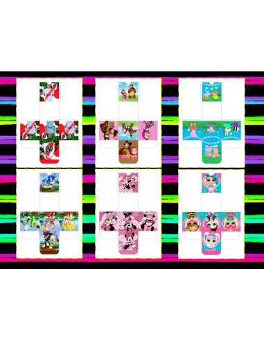 CAJITA CUBO  IMPRESAS MODELOS INFANTILES