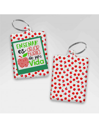 LLAVEROS RECTANGULAR DIA DEL MAESTRO...