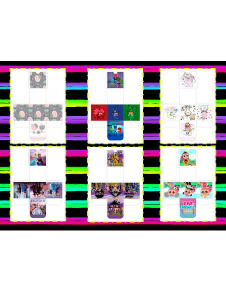 CAJITA CUBO  IMPRESAS MODELOS INFANTILES