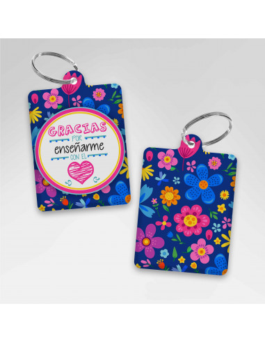 LLAVEROS RECTANGULAR DIA DEL MAESTRO...