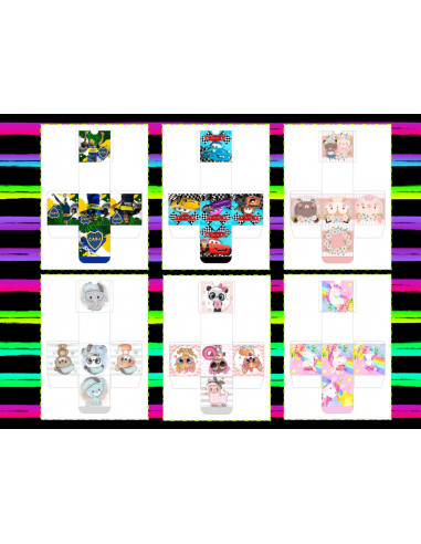 CAJITA CUBO  IMPRESAS MODELOS INFANTILES