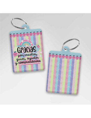 LLAVEROS RECTANGULAR DIA DEL MAESTRO...