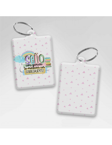 LLAVEROS RECTANGULAR DIA DEL MAESTRO...