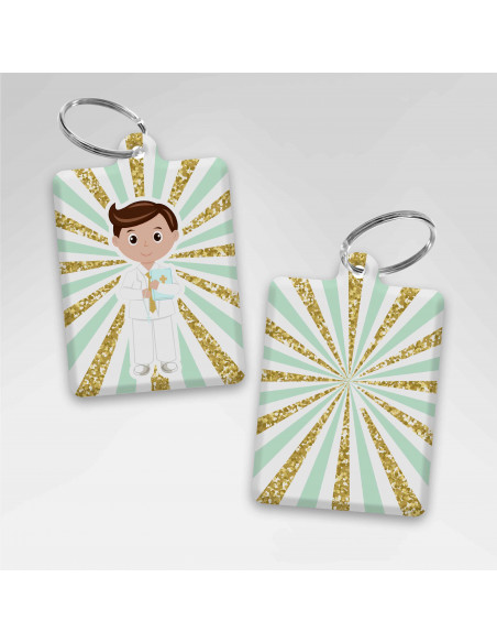 Llavero rectangular comunión