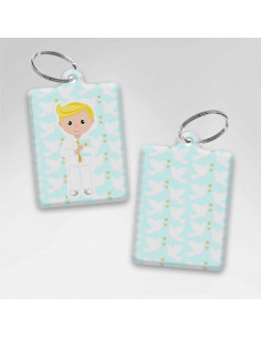 Llavero rectangular comunión 2