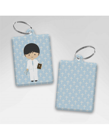 Llavero rectangular comunión