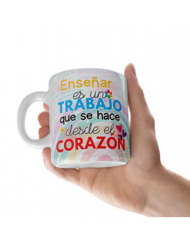 Taza día del maestro frases