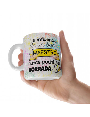 Taza día del maestro frases