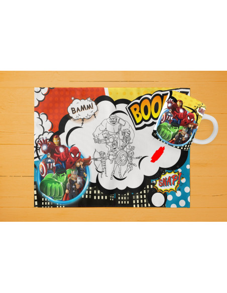 42 DISEÑOS DE INDIVIDUALES+ TAZA PARA PINTAR/COLOREAR