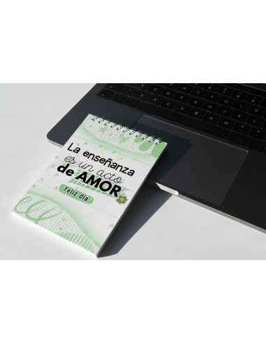 Anotadores día del maestro