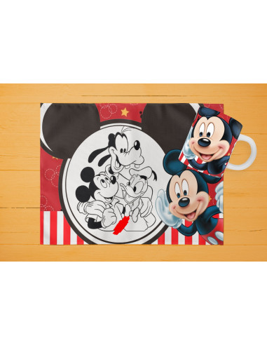 42 DISEÑOS DE INDIVIDUALES+ TAZA PARA...