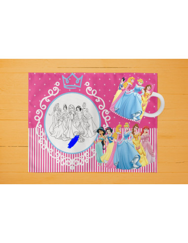 42 DISEÑOS DE INDIVIDUALES+ TAZA PARA...