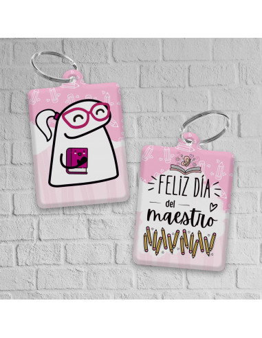 LLAVEROS RECTANGULAR DIA DEL MAESTRO...