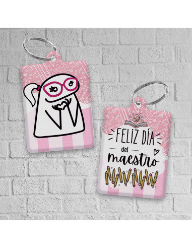 LLAVEROS RECTANGULAR DIA DEL MAESTRO...