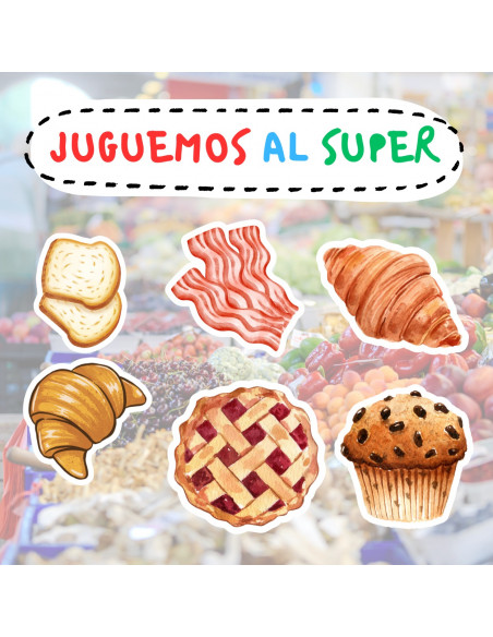 Juguemos al super - comidas y bebidas