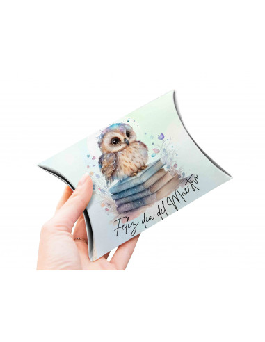 Cajita almohada día del maestro