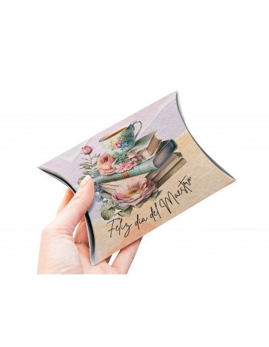 Cajita almohada día del maestro