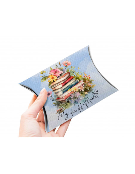 Cajita almohada día del maestro