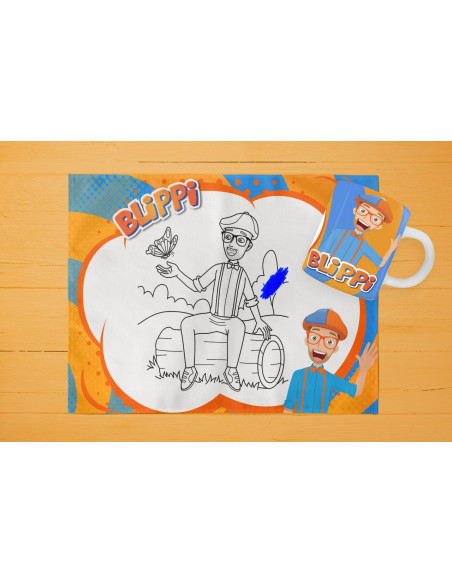 42 DISEÑOS DE INDIVIDUALES+ TAZA PARA PINTAR/COLOREAR