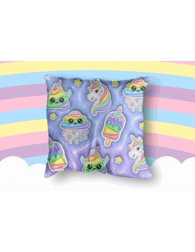 Taza Almohadón Unicornio 3D