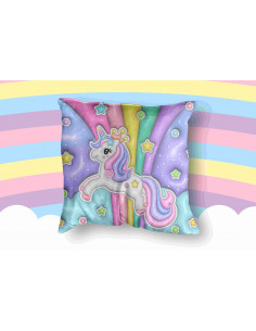 Taza Almohadón Unicornio 3D