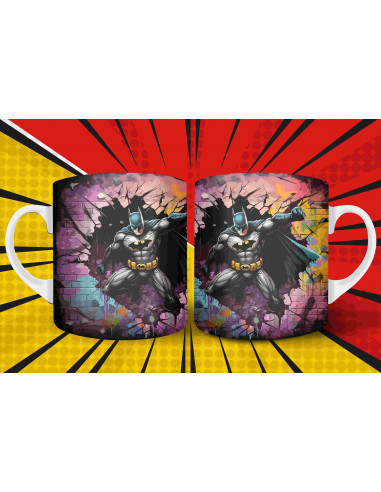 Taza almohadón super heroes