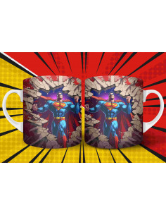 Taza almohadón super heroes 2