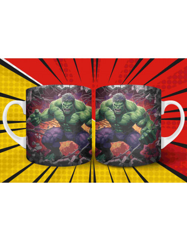 Taza almohadón super heroes