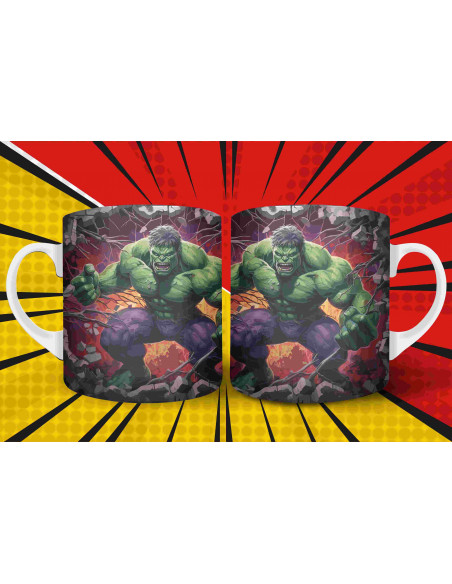 Taza almohadón super heroes