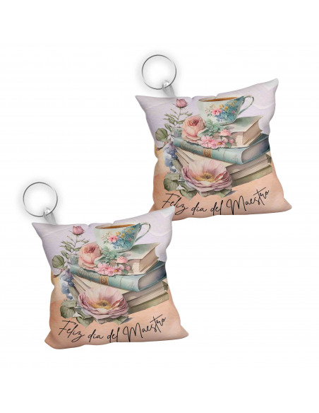 Llavero almohada día del maestro