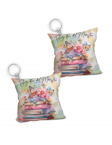Llavero almohada día del maestro